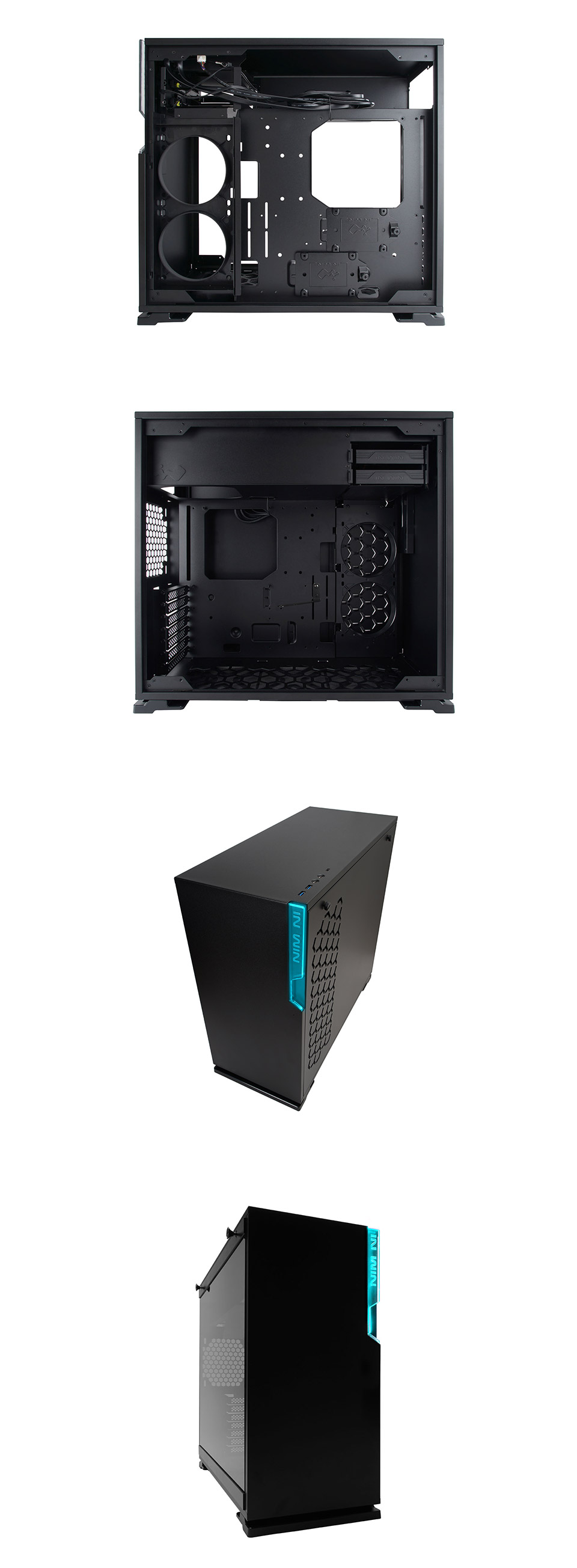 Buy InWin 101C Mid Tower Chassis Black [101C-BLACK] | PC Case Gear ...