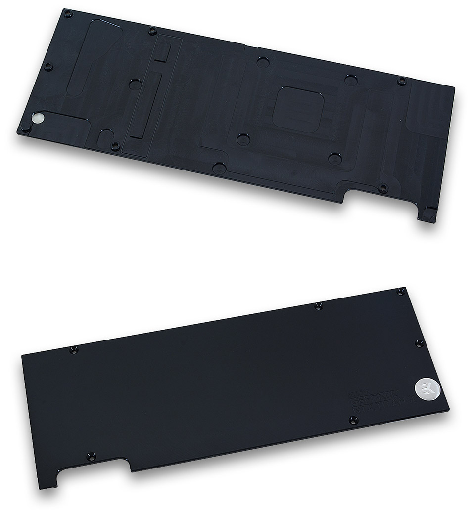 Buy EK Full Cover EKFC Titan X Backplate Black [3831109830581] PC
