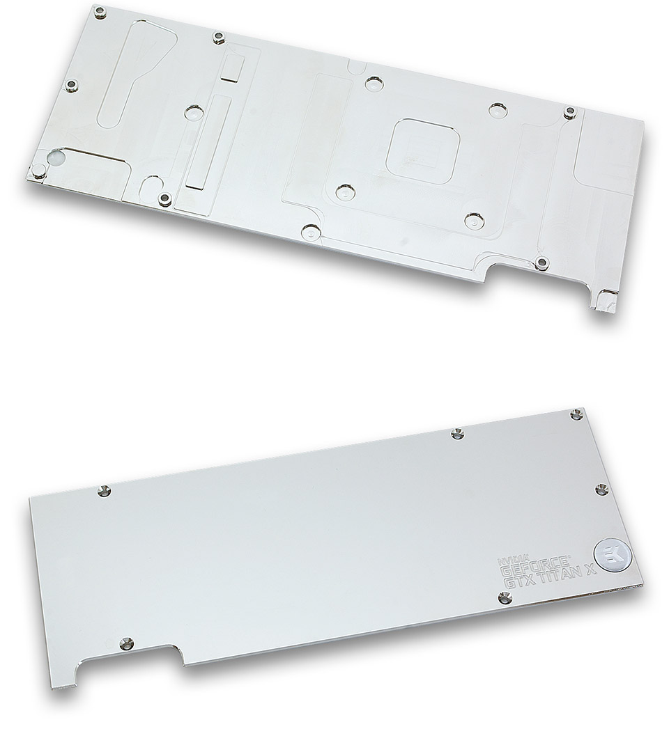 Buy EK Full Cover EKFC Titan X Backplate Nickel [3831109830598] PC