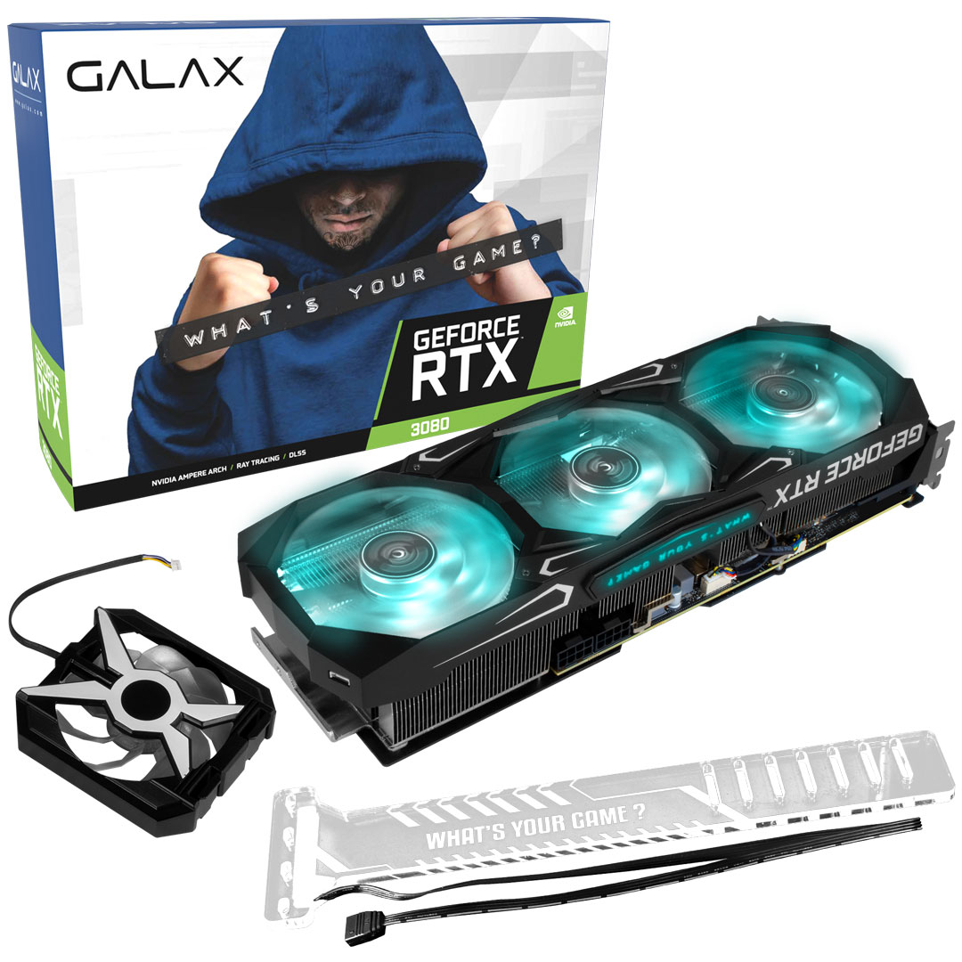 Buy Galax GeForce RTX 3080 SG (1-Click OC) LHR 12GB [38NOM5MD99SS] | PC ...