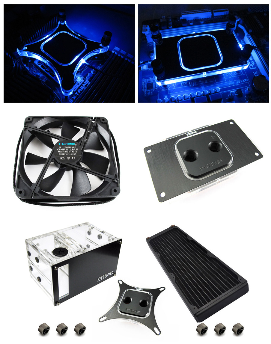 Buy XSPC RayStorm D5 Acrylic EX420 Water Cooling Kit [5060175583208