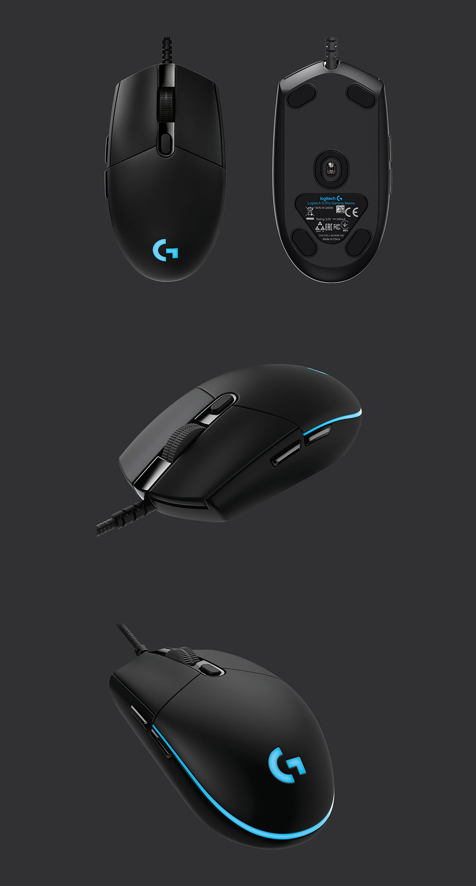 Buy Logitech G Pro Gaming Mouse with 16K Hero Sensor [910005442] PC