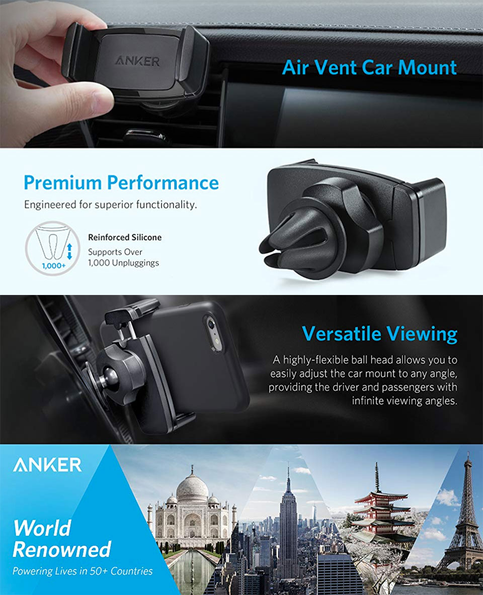 Buy Anker Vent Car Mount [A7144H11] PC Case Gear Australia