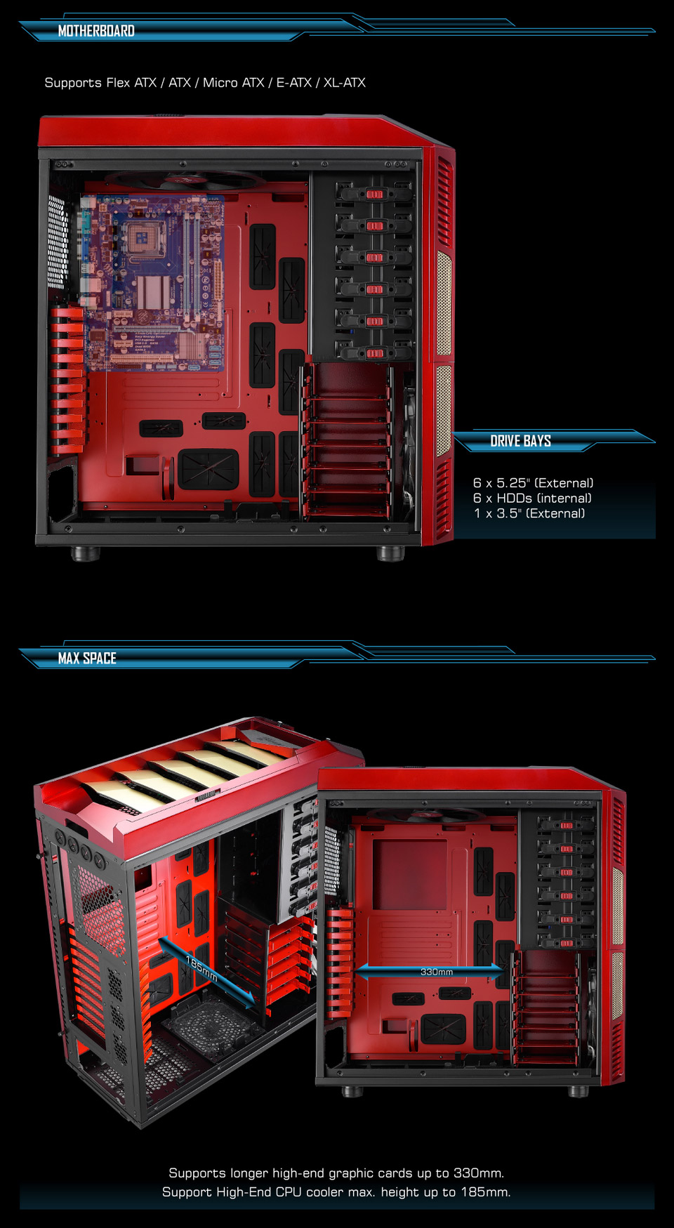 Buy Aerocool Xpredator RG Full Tower Chassis [AER-XPREDATOR-RG] | PC ...