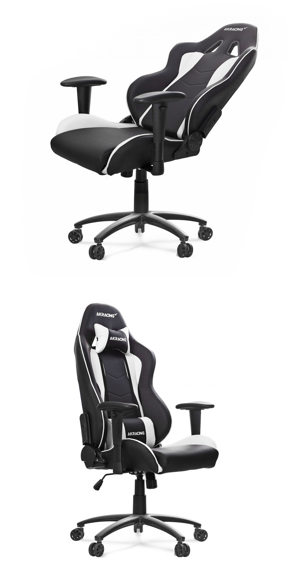 Buy AK-Racing Nitro Series Office/Gaming Chair Black/White [AK-NITRO-WT ...