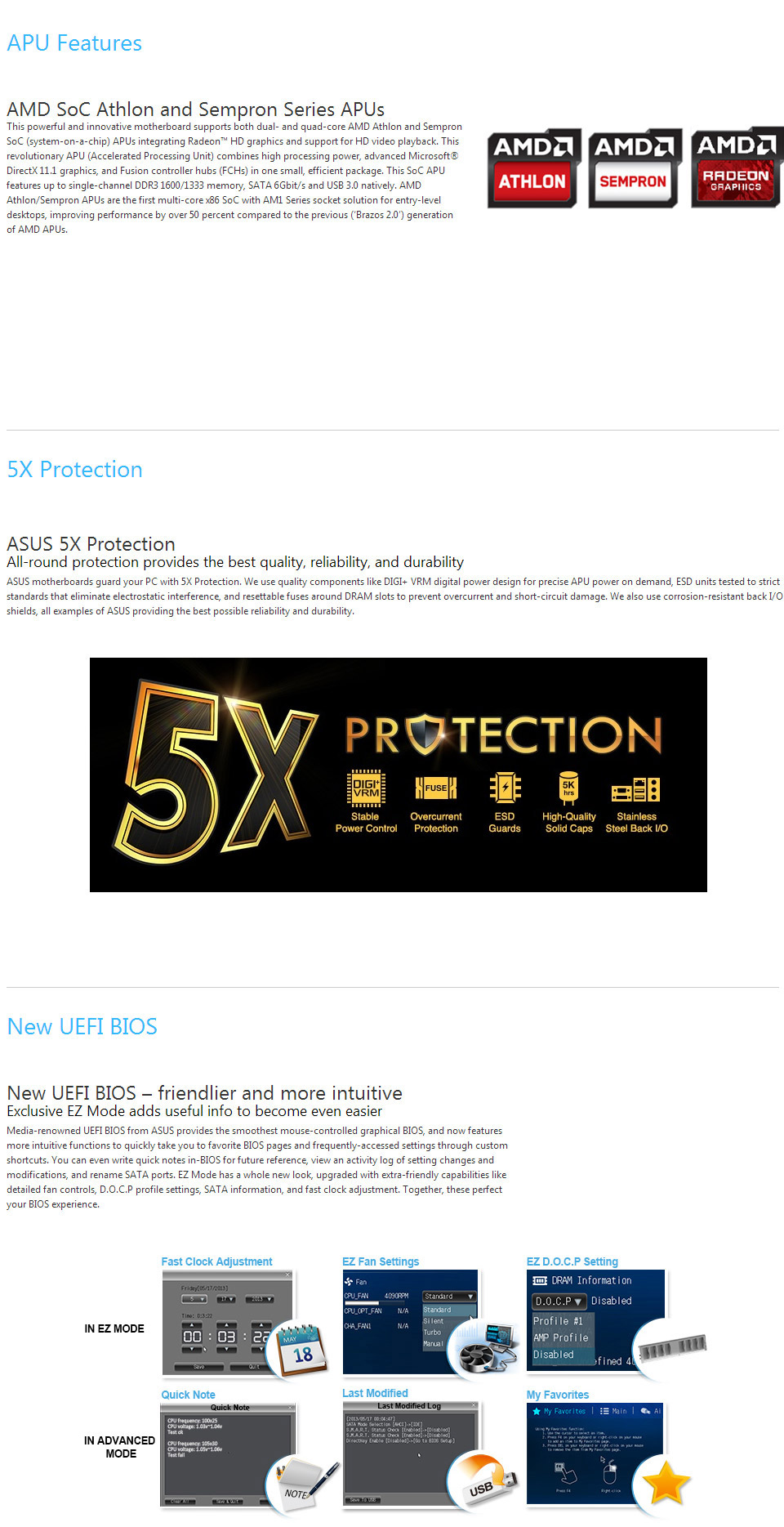 Buy ASUS AM1M-A Motherboard [AM1M-A] | PC Case Gear Australia
