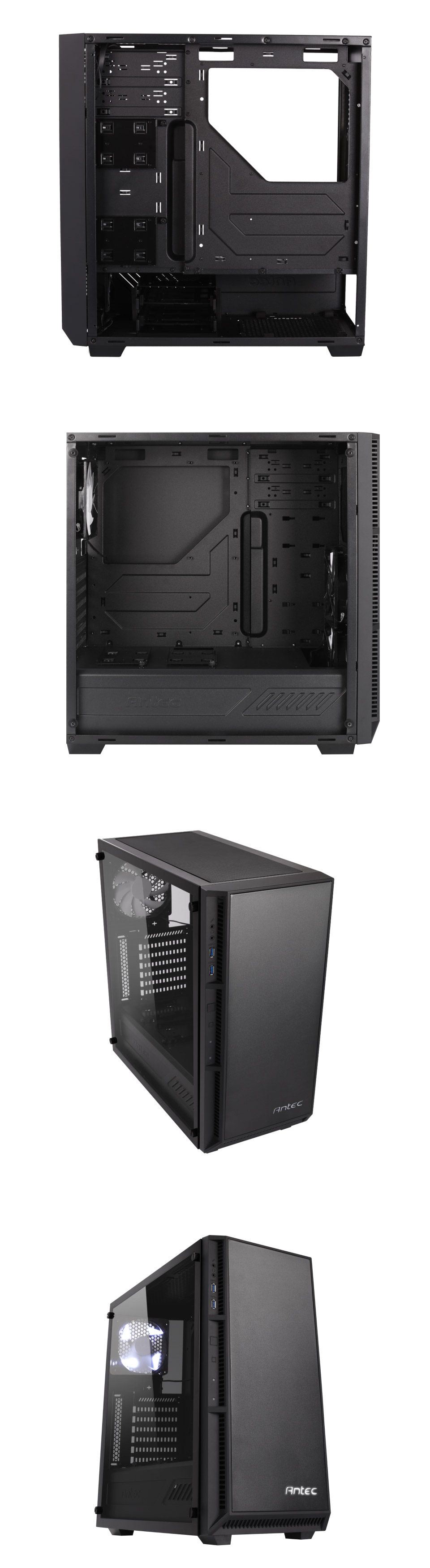Buy Antec P8 ATX Case With Tempered Glass [ANTCAP8] PC Case Gear