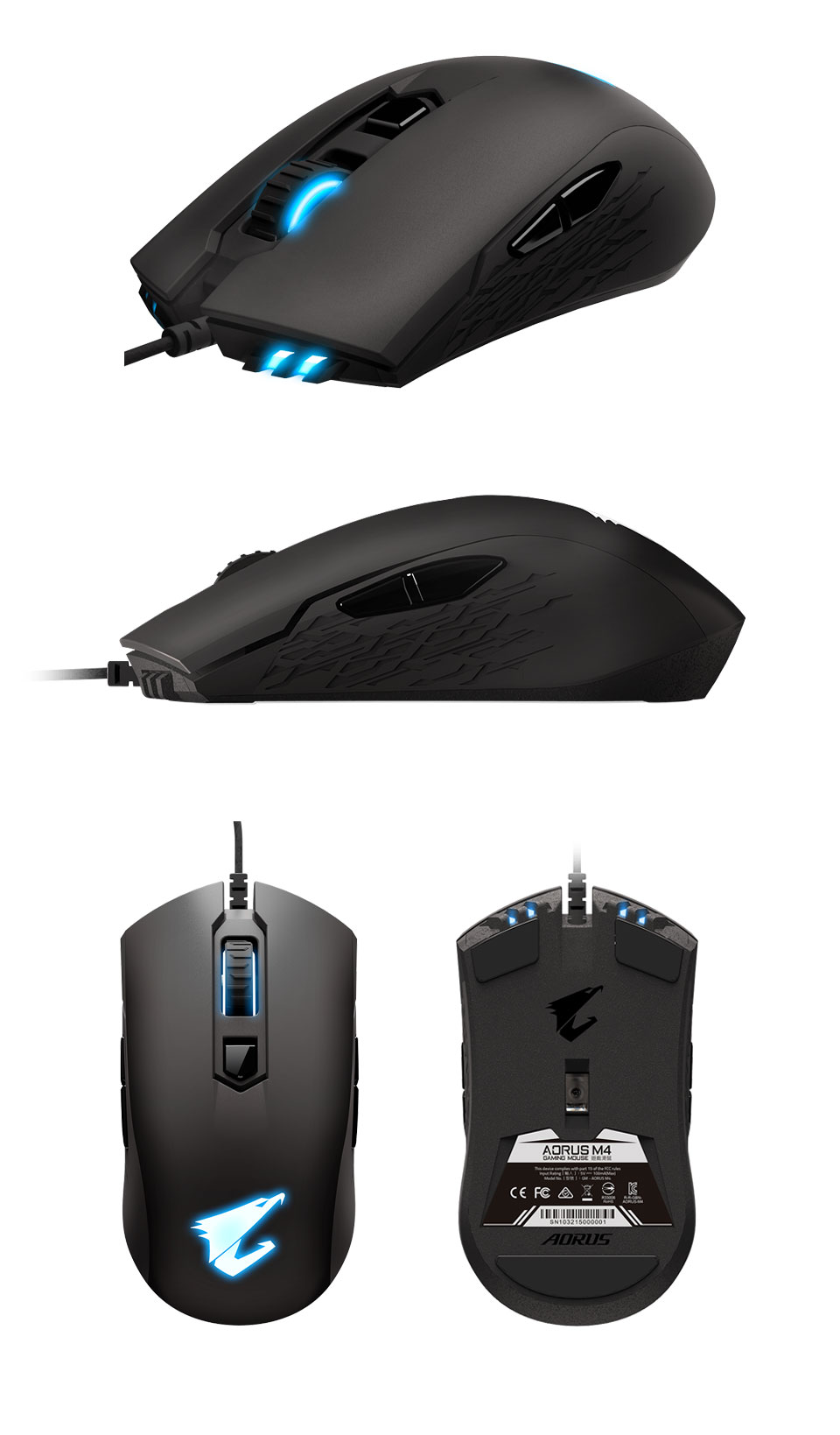 Buy Gigabyte AORUS M4 RGB Gaming Mouse [AORUSM4] PC Case Gear Australia