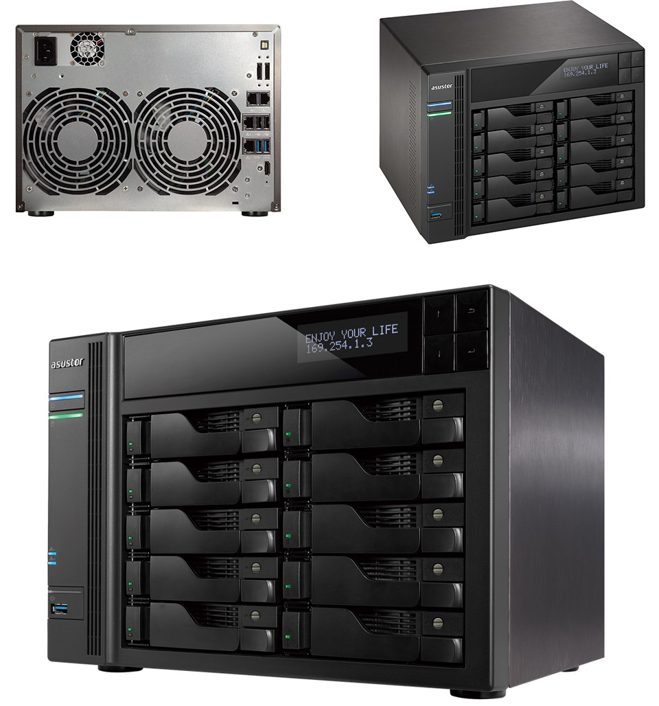 Buy Asustor AS-5110T 10 Bay NAS [AS-5110T] | PC Case Gear Australia