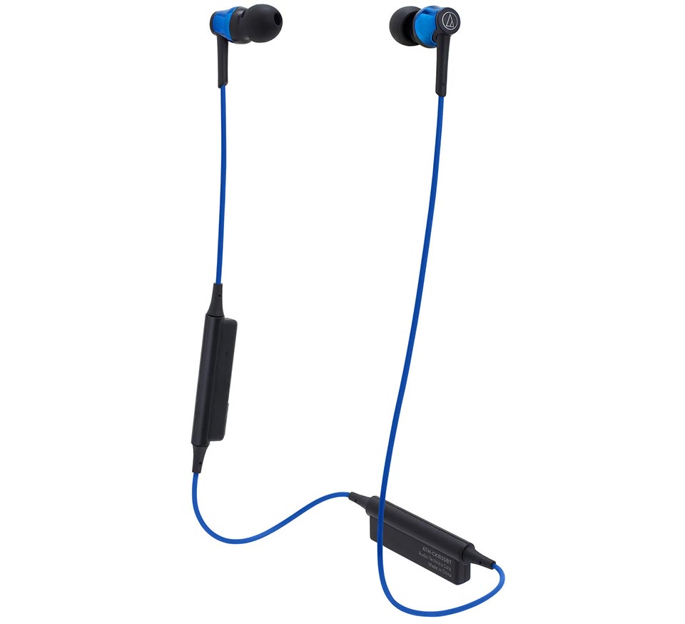 Buy Audio Technica ATH-CKR35BT Bluetooth In-Ear Headphones Blue [ATH