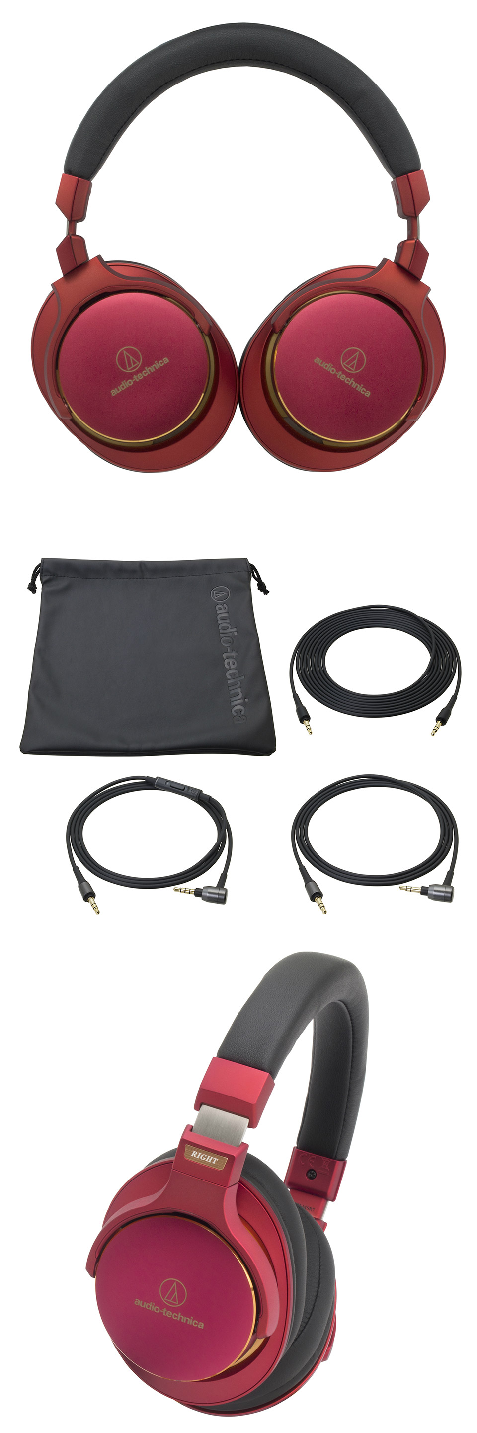 audio-technica ATH-MSR7 LTD レッド Audio-Technica MSR7 over-ear headphone review | Digital Trends