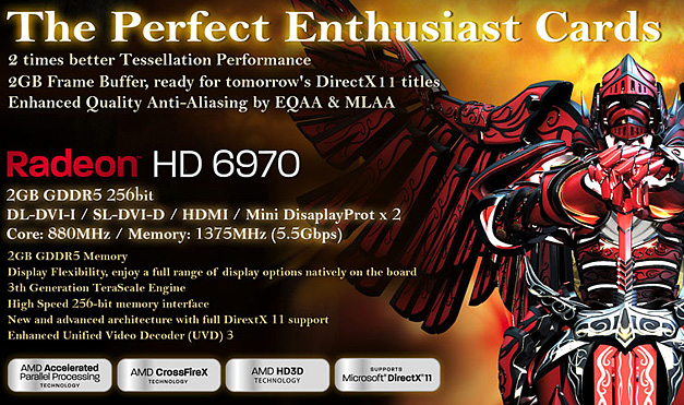 Buy PowerColor Radeon HD6970 2GB [AX6970-2GBD5-M2DH] | PC Case Gear ...