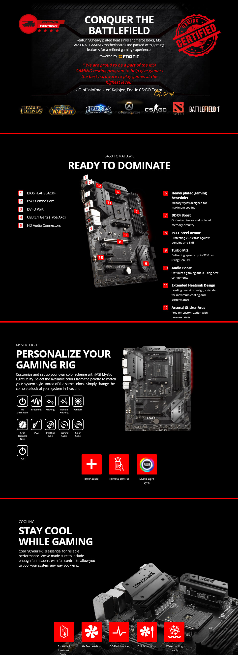 Buy MSI B450 Tomahawk Motherboard [B450-TOMAHAWK] | PC Case Gear Australia