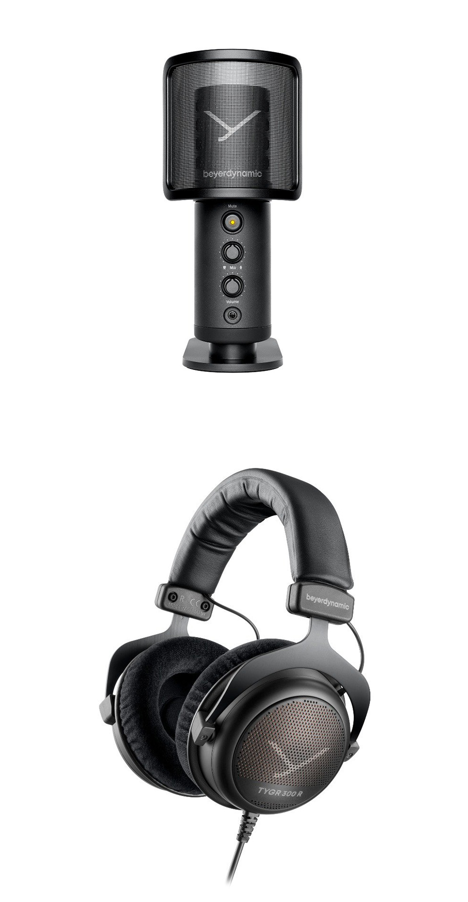 Buy Beyerdynamic TYGR 300R Headphone and FOX USB Microphone Bundle [BD