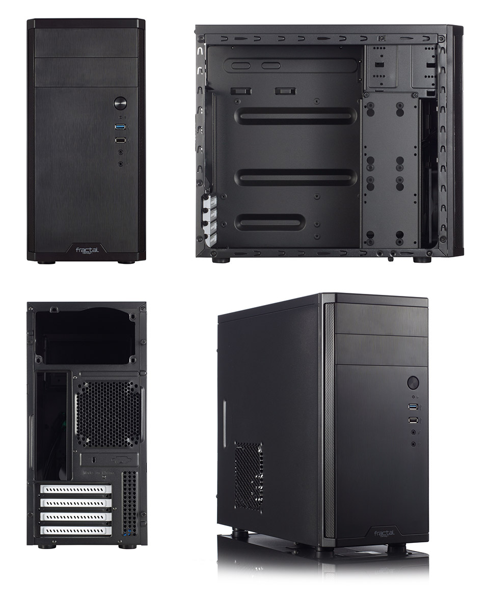 Buy Fractal Design Core 1100 Micro ATX Case [FDCACORE1100BL] PC