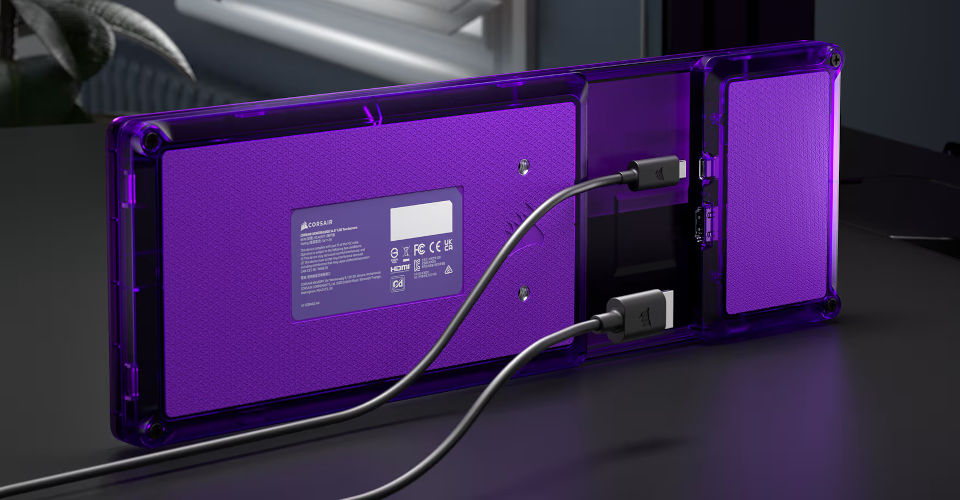 Corsair Xeneon Edge 14.5in IPS Touchscreen LCD Atomic Purple Feature 6