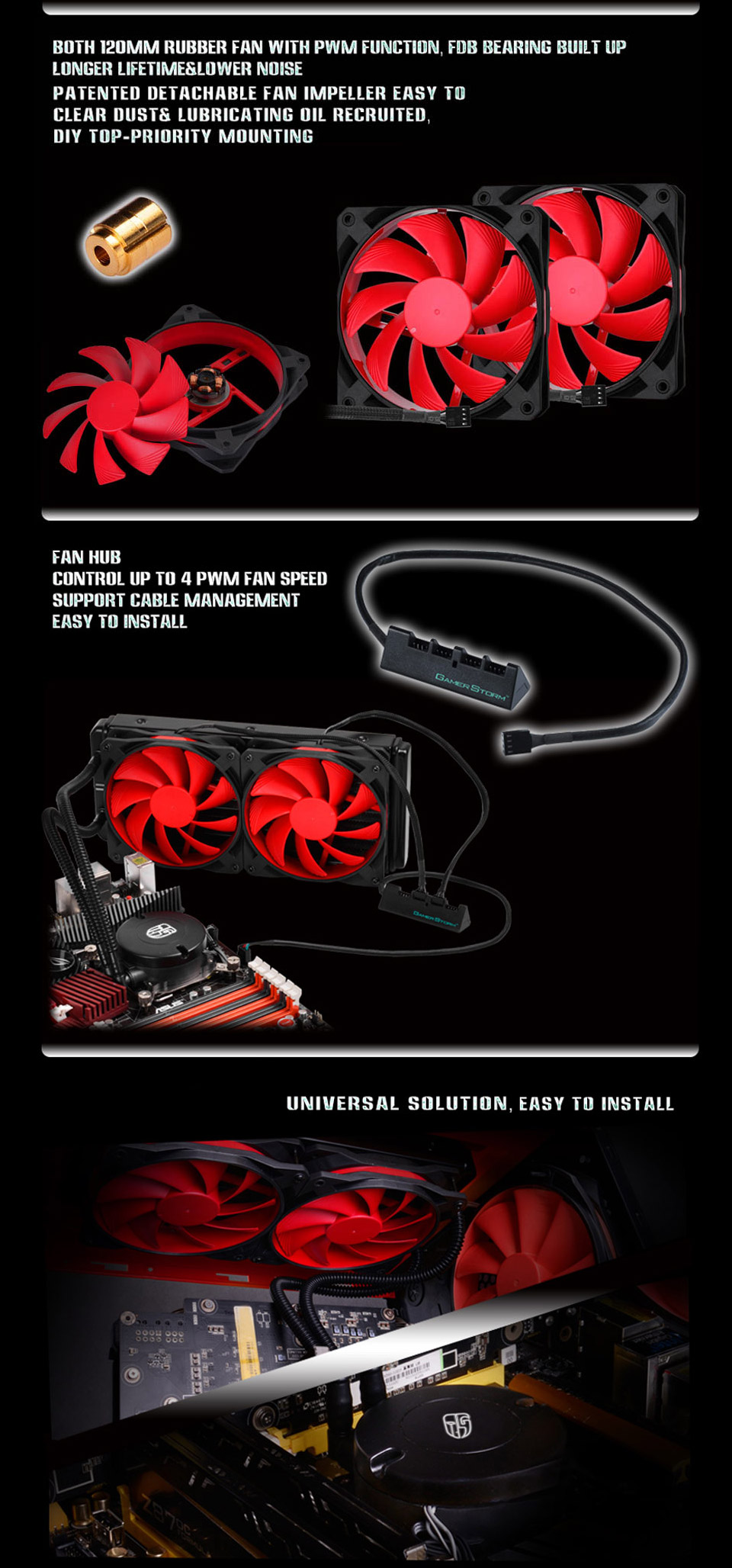 Buy Deepcool Gamer Storm Maelstrom 240 [DP-GS-H24RL-MS240] | PC Case ...