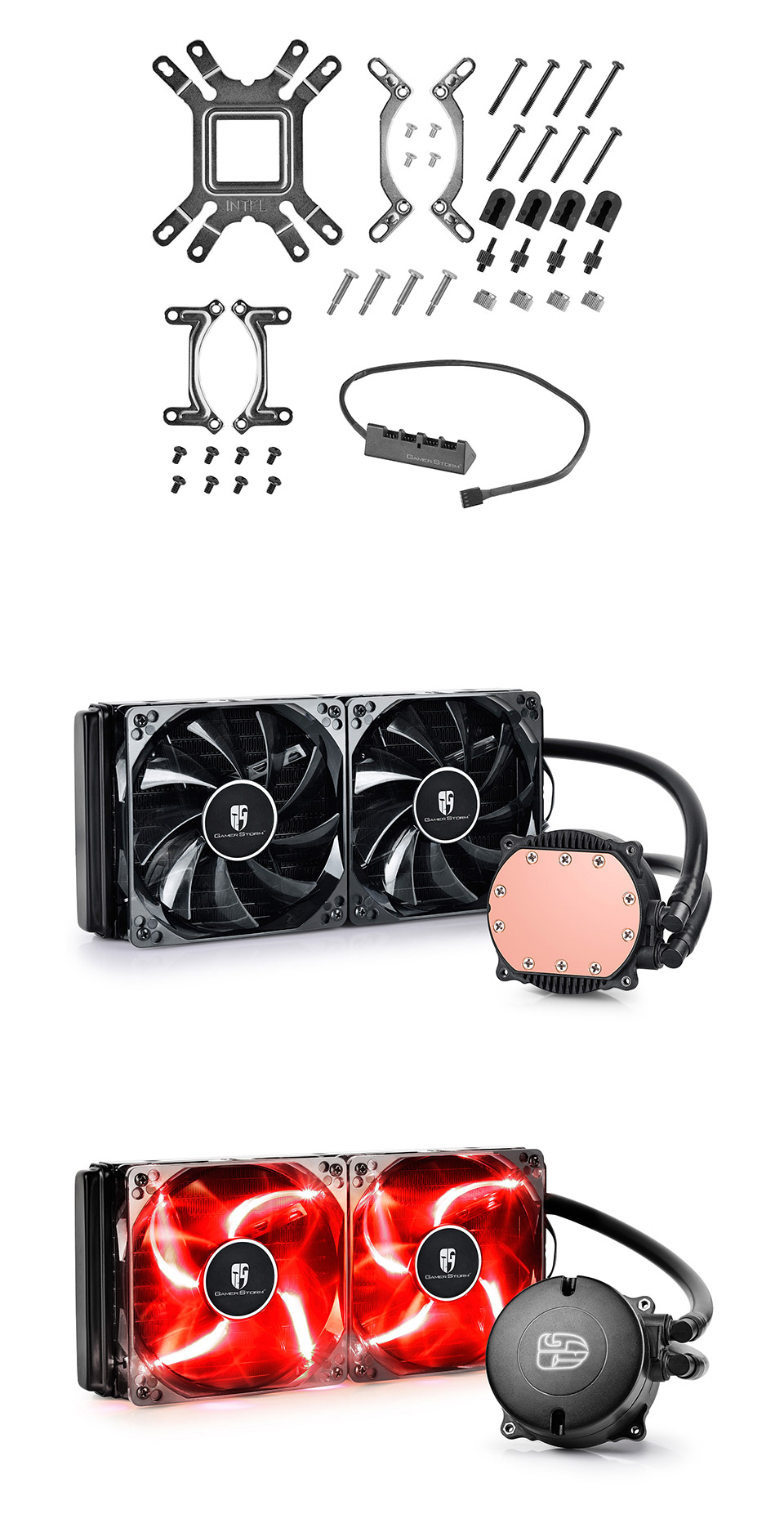Buy Deepcool Maelstrom 240T AIO Liquid Cooler Red LED Fan [MAELSTROM ...