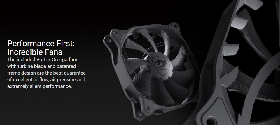 Cougar Aqua 240 ARGB AIO Liquid CPU Cooler Cougar Aqua 240 ARGB AIO Liquid CPU Cooler features 4
