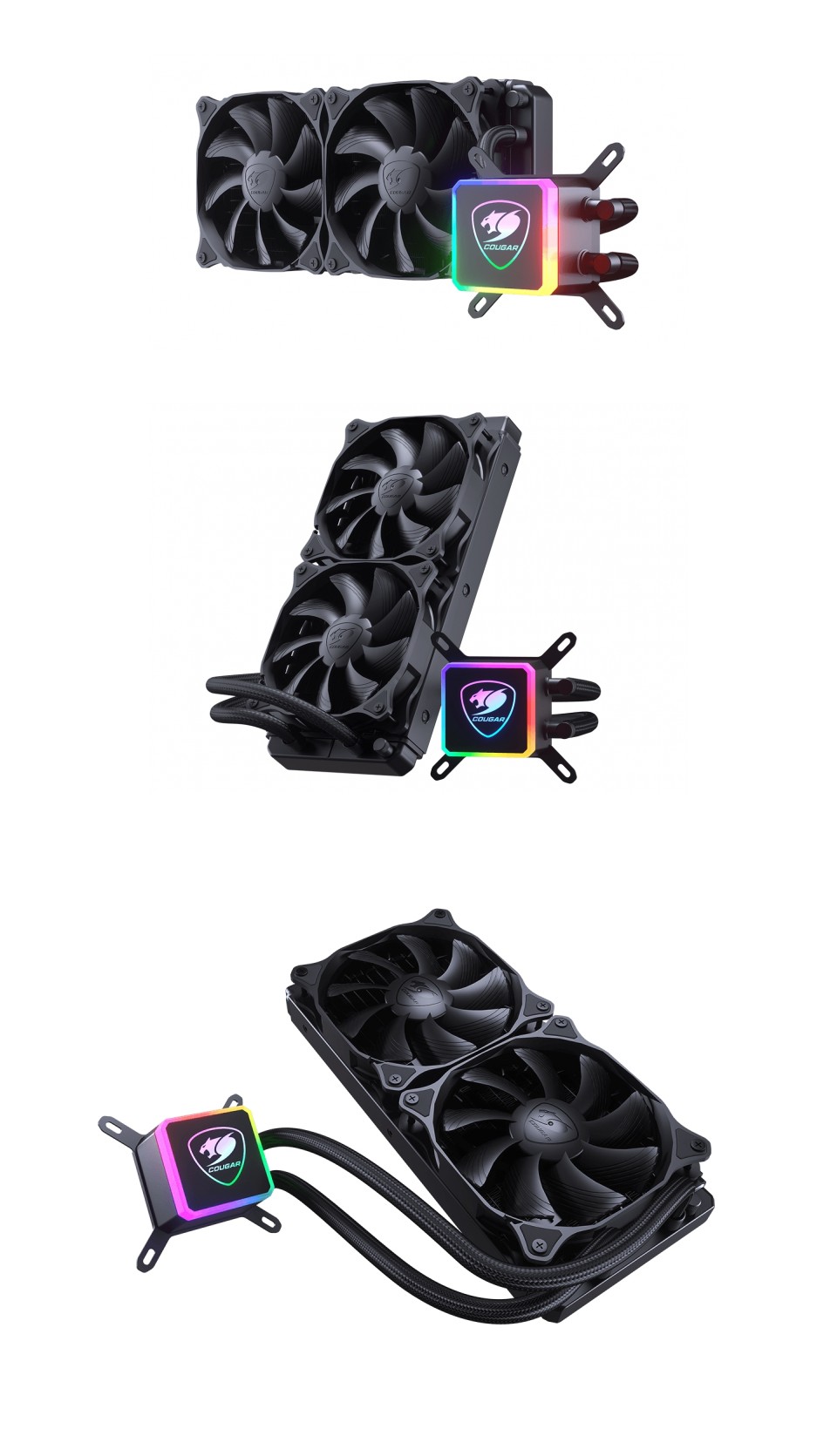 Cougar Aqua 240 ARGB AIO Liquid CPU Cooler Cougar Aqua 240 ARGB AIO Liquid CPU Cooler product