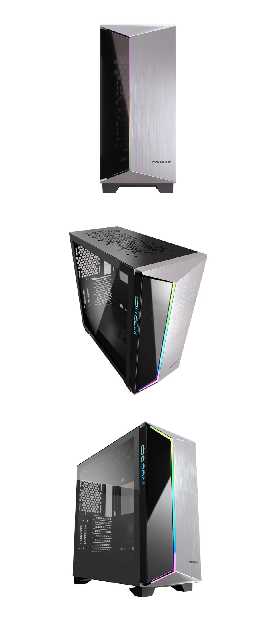 Buy Cougar DarkBlader G RGB TG Full Tower Case [CGR-DARKBLADER-G] | PC ...