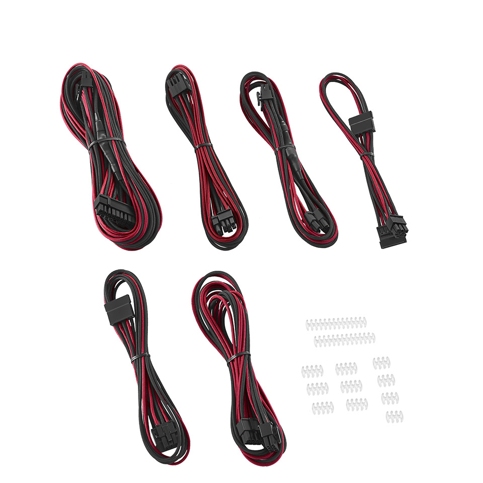 Red Rmi Cable Buy CableMod C-Series RMi / RMx Essentials Cable Kit Black/Red [CM-CSR ...