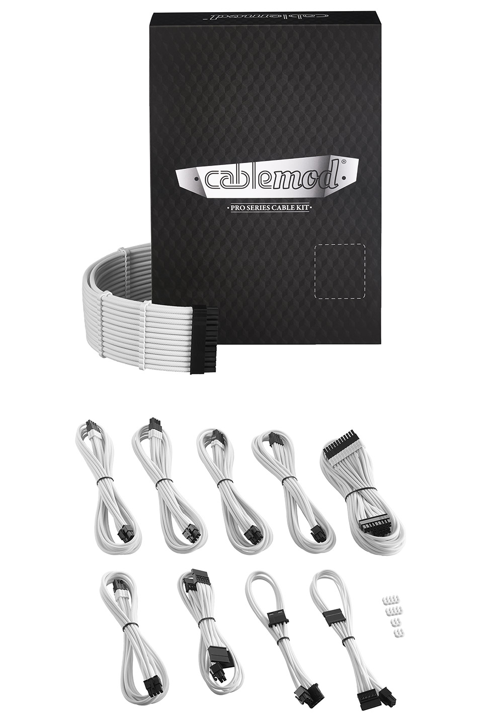Buy CableMod PRO ModMesh C-Series RMi & RMx Cable Kit White