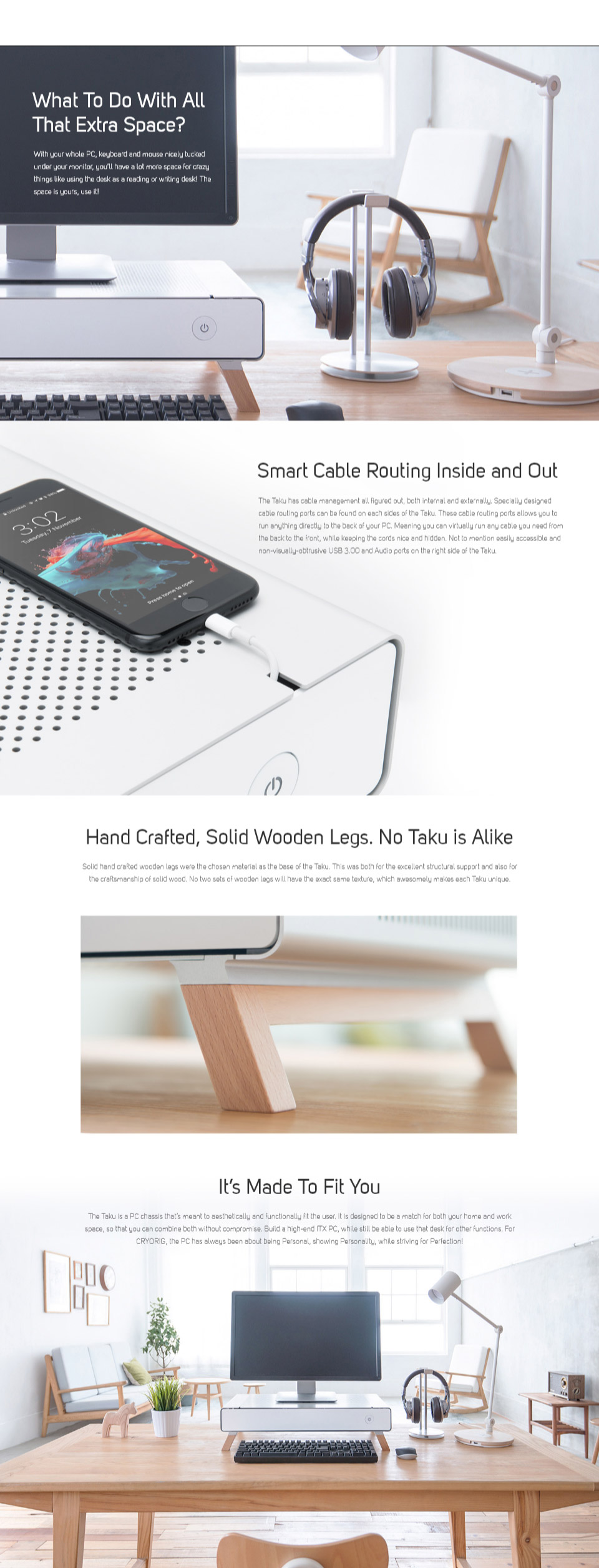 Buy Cryorig Taku ITX Case and Monitor Stand [CRTAKU] PC Case Gear Australia