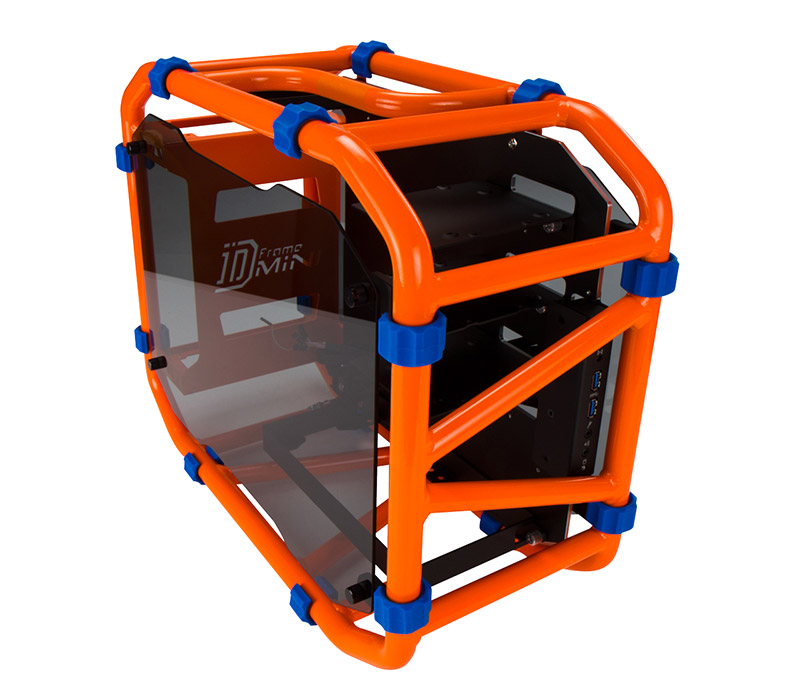 Buy In Win D-Frame Mini Orange Mini ITX Open Air Chassis [D-FRAME-MINI ...