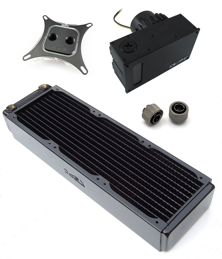 Buy XSPC Raystorm D5 RX360 Water Cooling Kit [5060175583161] PC Case