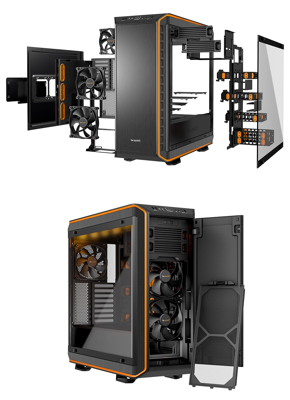 Buy be quiet! Dark Base Pro 900 Rev 2 Case Orange [BGW14] | PC Case ...