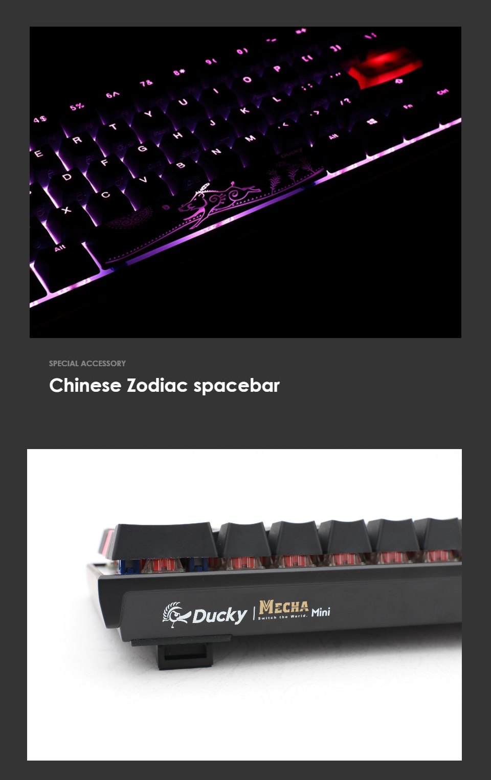 Ducky One 2 Mecha Mini RGB Mechanical Keyboard Red Ducky One 2 Mecha Mini RGB Mechanical Keyboard Red features 4