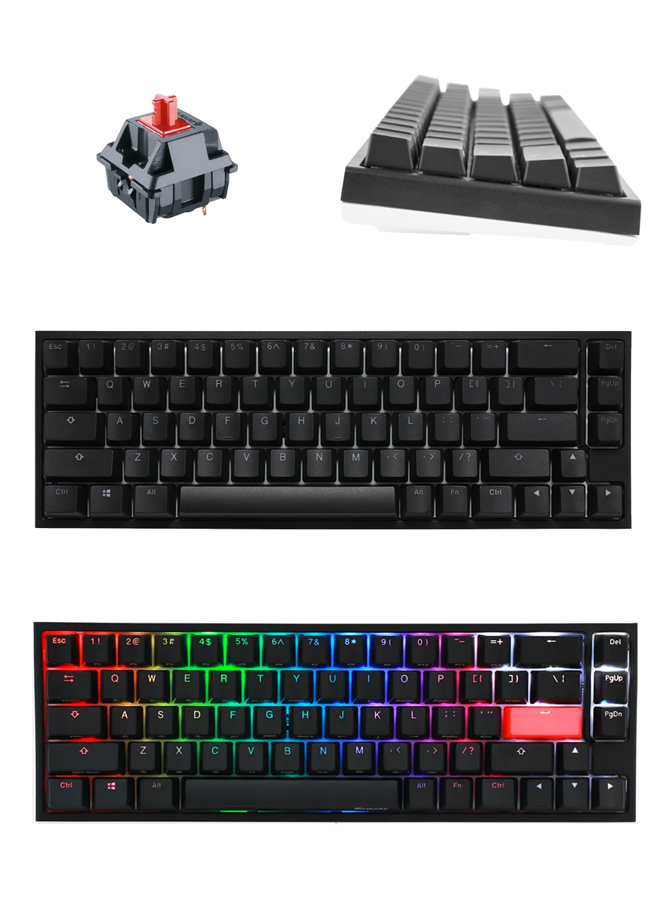 Buy Ducky One 2 SF RGB Mechanical Keyboard Cherry Red [DKON1967ST