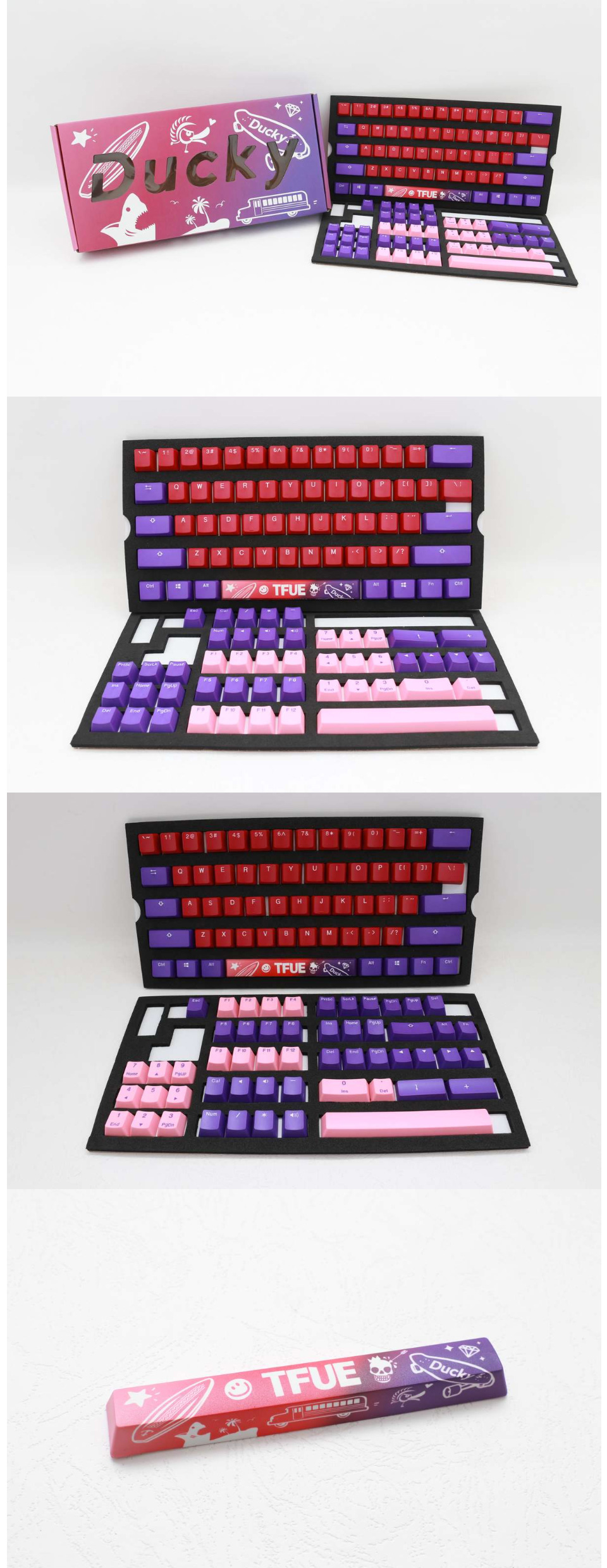 Buy Ducky TFUE Keycap set [DKSA108-USPDZZZOT] | PC Case Gear