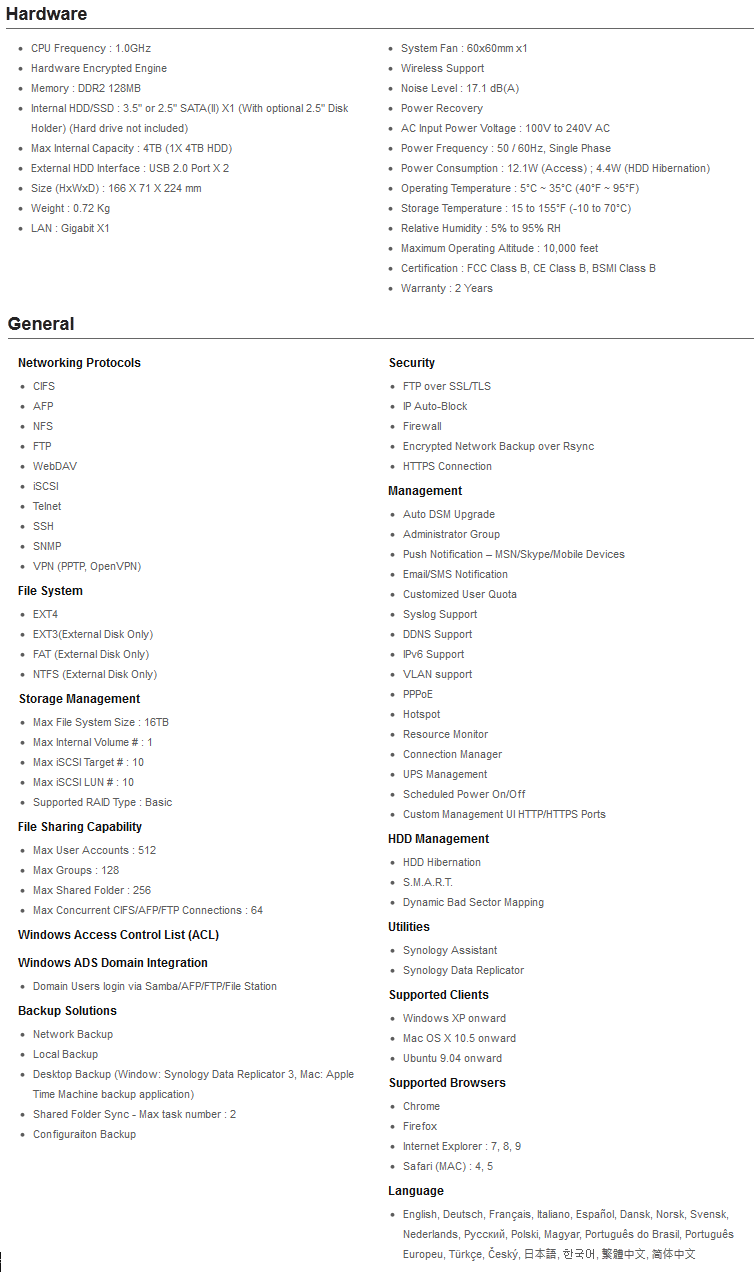 Buy Synology DS112j Budget-friendly Single Bay NAS [DS112J] | PC Case ...