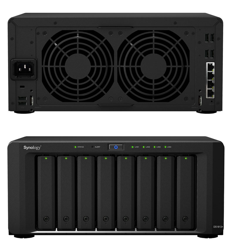 Synology DS1813+ 8ベイ Synology が 8 ベイ DS1813+ NAS を発表