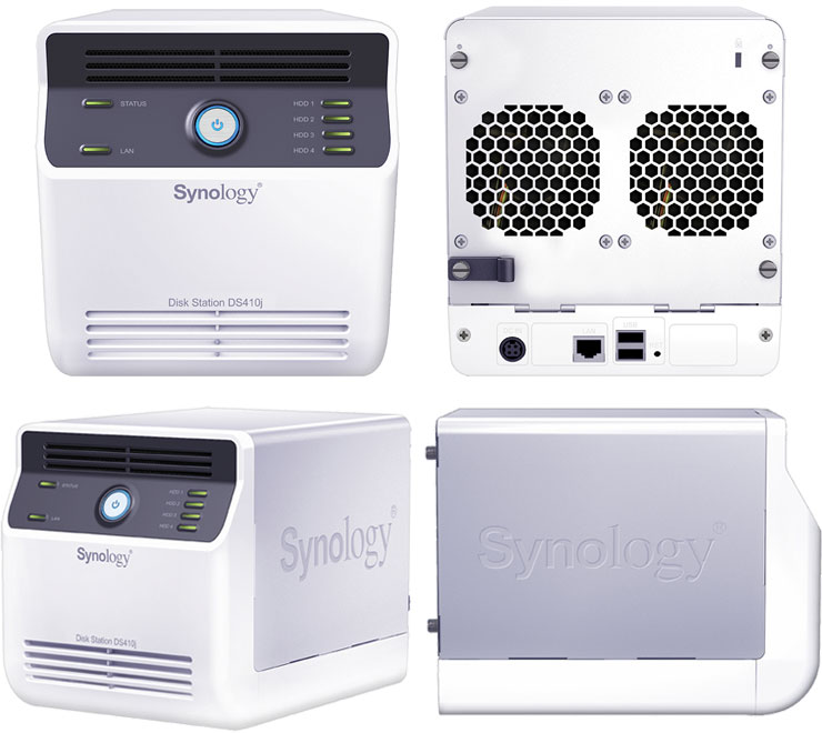 Buy Synology DS410j DiskStation Budget-friendly 4-Bay NAS [29DS410J ...
