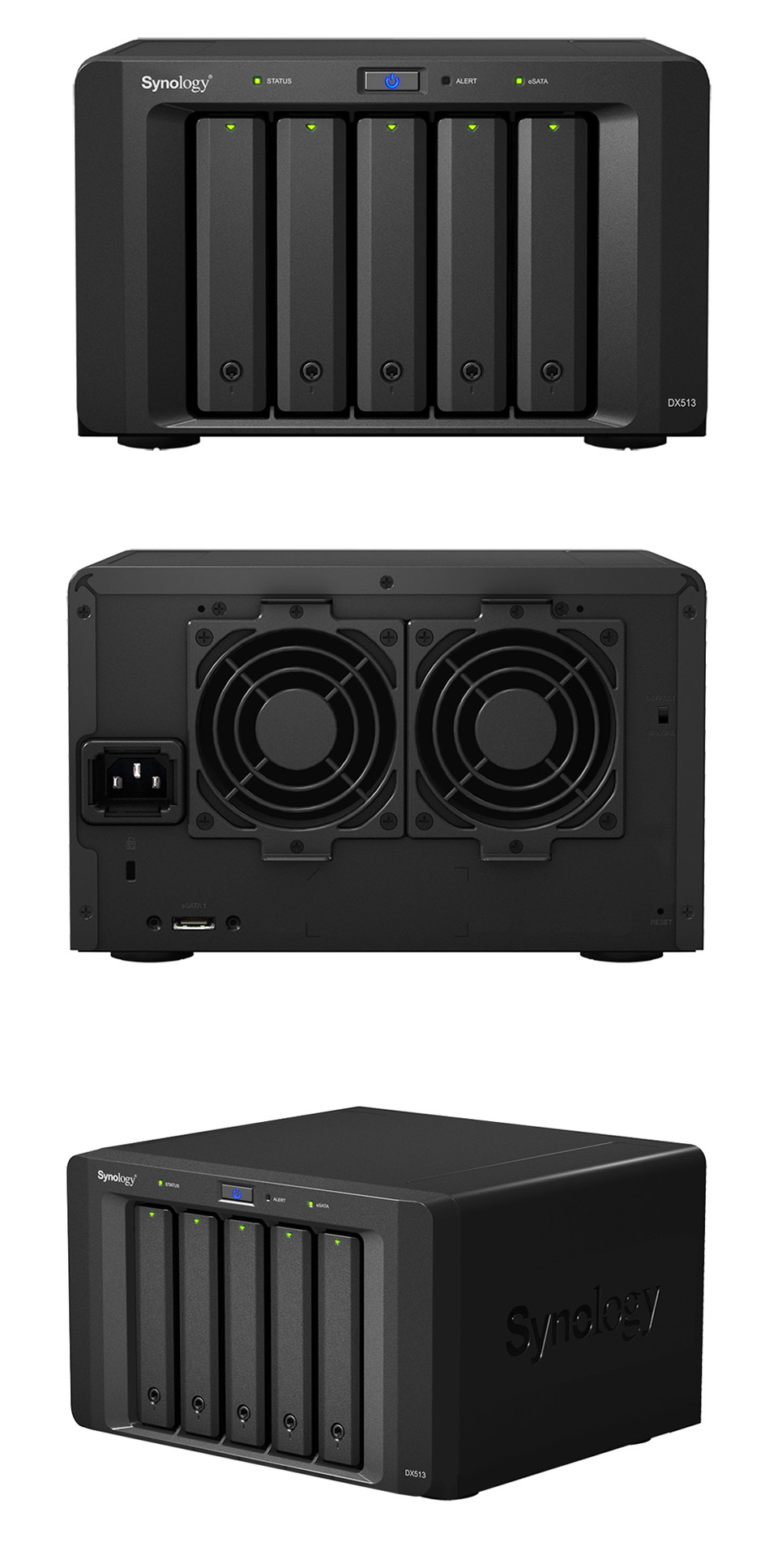 Buy Synology DX513 Expansion Unit [DX513] PC Case Gear Australia
