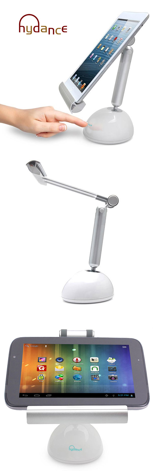 Buy Hydance Tablet Stand with LED Light [ELEHYDSTANDWLED] | PC Case ...