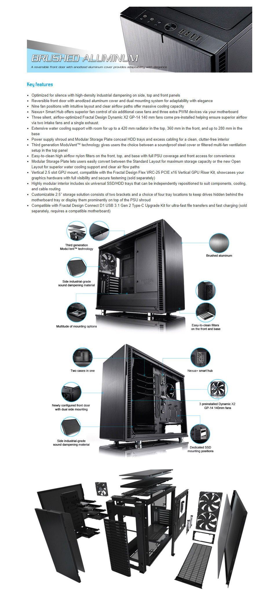 Buy Fractal Design Define R6 Blackout Case [FD-CA-DEF-R6-BKO] | PC Case ...