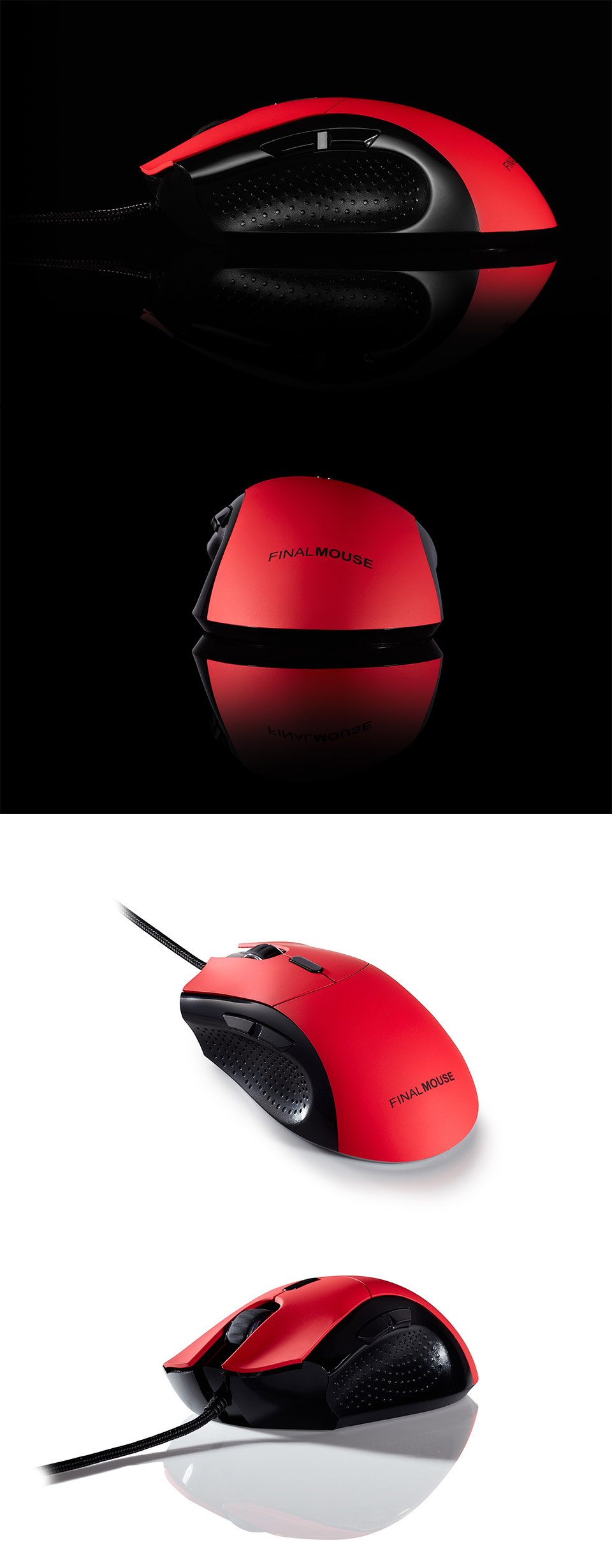 Buy Finalmouse Classic Ergo 2 Gaming Mouse Red Fm Classic Ergo 2 Red Pc Case Gear Australia