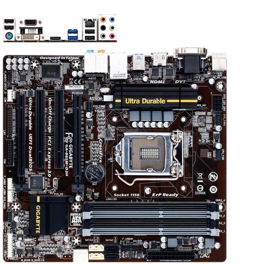 Buy Gigabyte GAB85MD3HA Motherboard [GAB85MD3HA] PC Case Gear