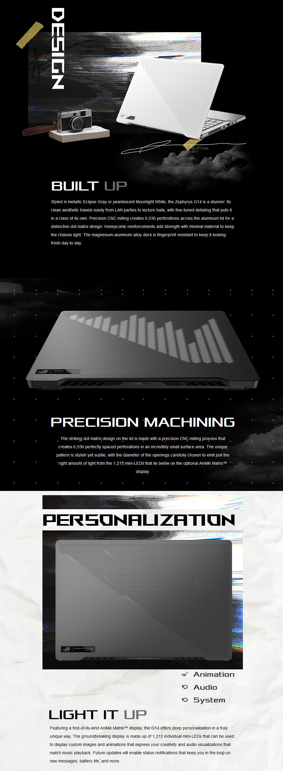 ASUS Zephyrus G14 Ryzen 9 GeForce RTX 2060 14in Laptop ASUS Zephyrus G14 Ryzen 9 GeForce RTX 2060 14in Laptop features 2