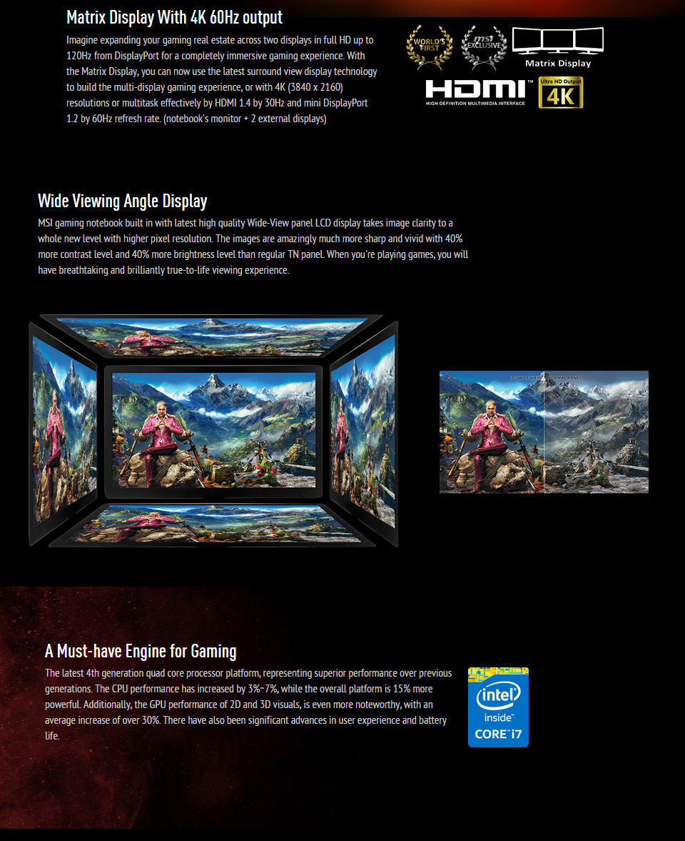 Buy MSI GE70 Apache 17.3in Gaming Notebook [2QD-697AU] (refurb) [EXD ...