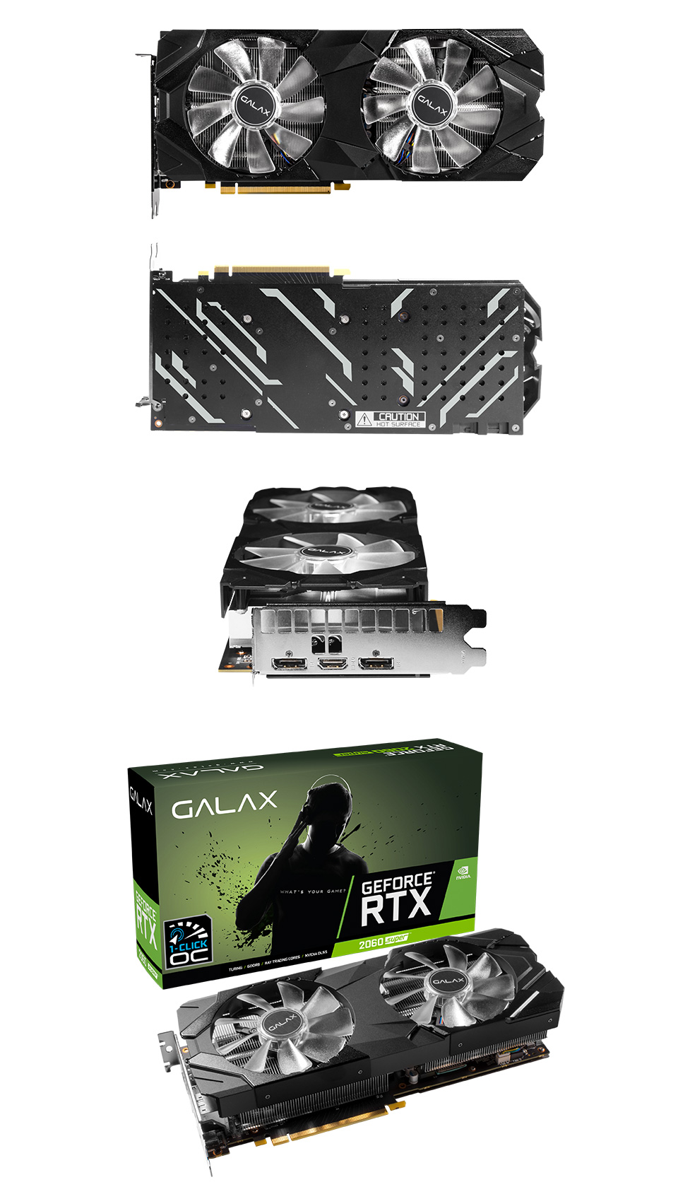 Buy Galax GeForce RTX 2060 Super EX OC 8GB V2 [26ISL6MPX2SE] | PC