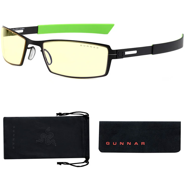 Buy Gunnar MOBA Razer Edition Onyx Amber Indoor Digital Eyewear [GN-RZR ...