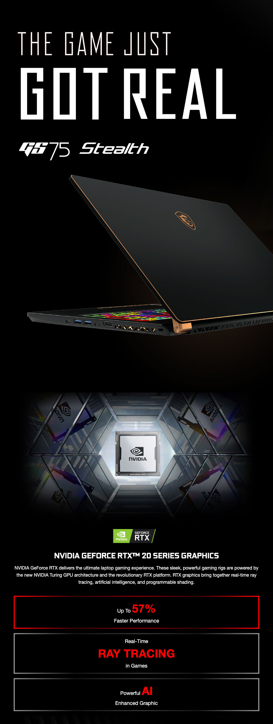 MSI GS75 Stealth 9SE RTX 2060 ゲーミング ノート i7 17.3 MSI GS75 Stealth 9SE RTX 2060 ゲーミング ノート i7 17.3