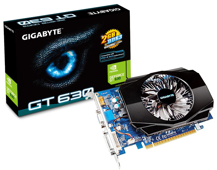 Buy Gigabyte GeForce GT 630 2GB [GV-N630-2GI] PC Case Gear Australia