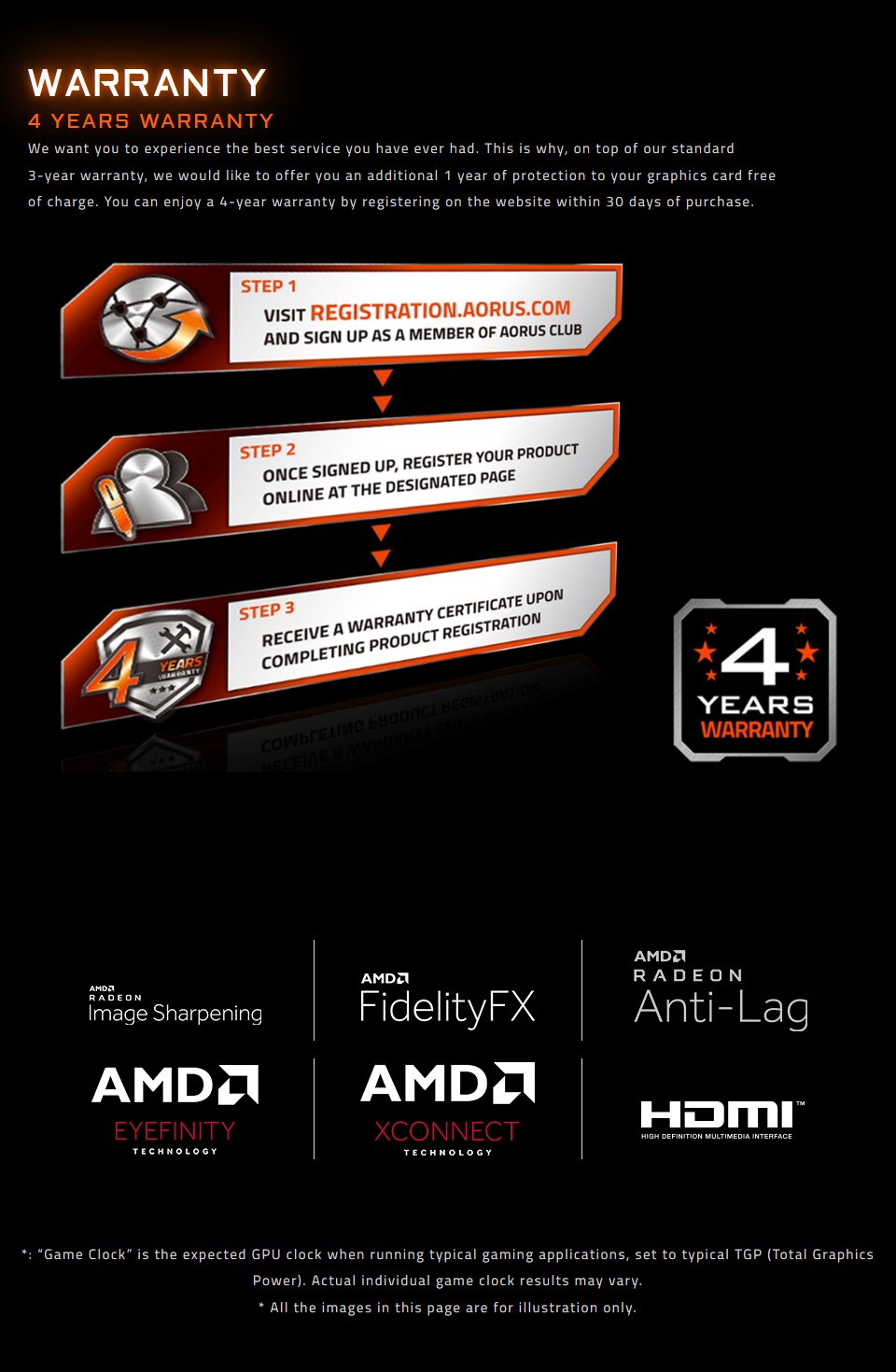 Gigabyte Radeon RX 5700 XT Aorus 8GB Gigabyte Radeon RX 5700 XT Aorus 8GB features 3