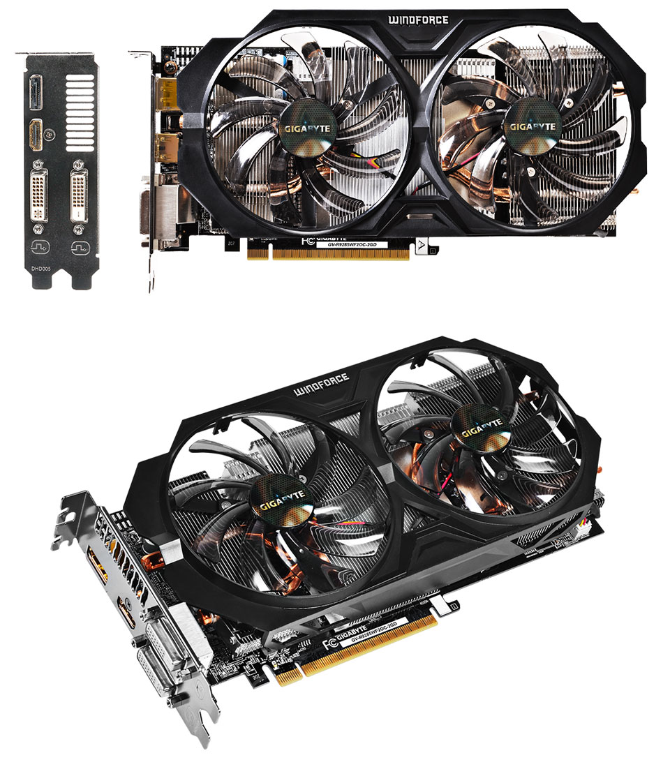 Buy Gigabyte Radeon R9 285 Overclocked 2GB [GV-R9285WF2OC-2GD] | PC ...